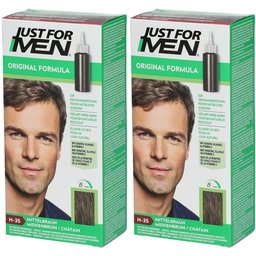 Just FOR Men® Shampooing colorant Châtain H-35