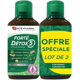 Forté Détox 5 Organes 2x500ml