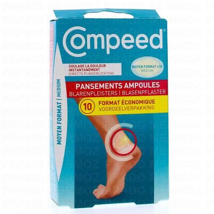 Pansements ampoules moyen format boîte de 10