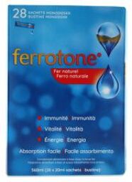 Fer Naturel 28 Sachets - Boîte 28 sachets de 20 ml