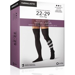 Homme Long (A-F) Compression Normale Noir TXL
