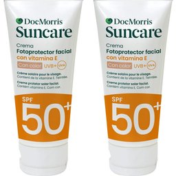 Pack Suncare Fotoprotector Crema Facial SPF50+ Con Color 2x50ml