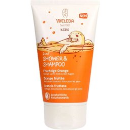 Kids Crème de Douche 2 en 1 Enfants - Orange fruitée