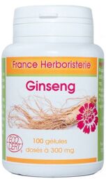 GELULES GINSENG rouge panax meyer - dosées à 300 mg.