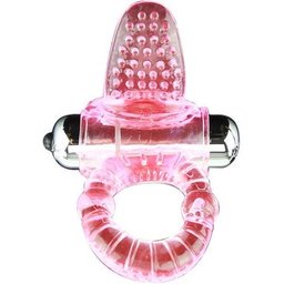 Sweet Abs 10 Rhythms Ring Vibrating Penis Ring Pink 1ut