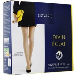Divin Eclat Chaussette Classe 2 Nude Taille LN 1 Paire