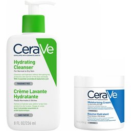 Crème Lavante Hydratante visage et corps + Baume Hydratant visage et corps