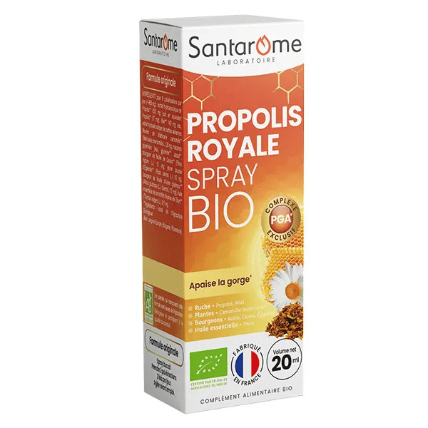 Spray Propolis Bio Apaise la gorge 20 ml