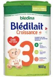 Blédilait Croissance+ 3 de 1 à 3 Ans 900 g - Boîte 900 g