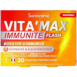 Vita'Max Booster Immunité Flash 30 Comprimés