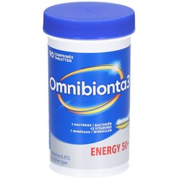 3 Énergie 50+ | Multivitamines avec vitamines B12 et C, zinc et fer | 3 mois