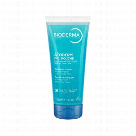 Atoderm - Gel douche lavant doux hydratant corps sans savon tube 100ml