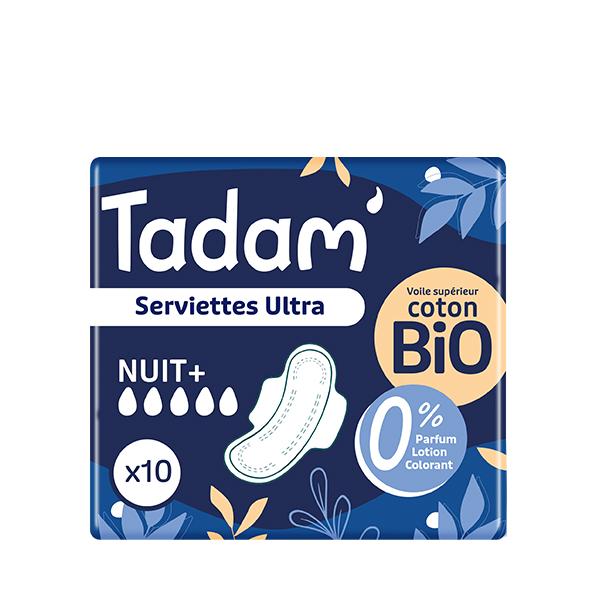Hygiène Féminine Serviette Dermo-Sensitive Ultra Nuit 10 unités