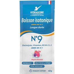 N°9 Boisson Isotonique Fruits Rouges 42g