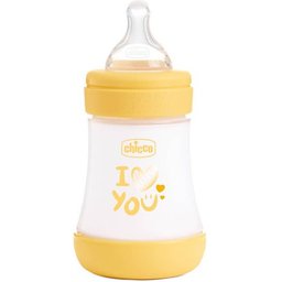 Biberon Perfect 5 0M+ Débit Lent Jaune 150ml