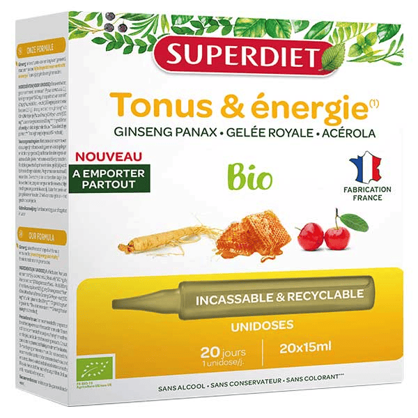 Ginseng Gelée Royale Bio 20 unidoses