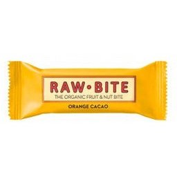 Raw Bite Pack Barres Biologiques Orange Et Cacao 12x50g