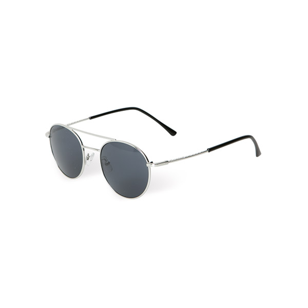 Femme Lunettes de Soleil Metal Argent