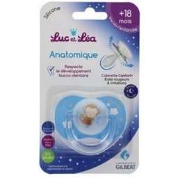 Luc et Léa Sucette anatomique pour la nuit Anneau Mono +18M 1 Unité