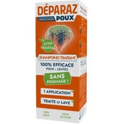 Déparaz Poux Shampooing Traitant Poux Lentes 150 ml