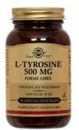 L-Tyrosine 500 mg 50 Gélules Végétales - Flacon 50 gélules végétales