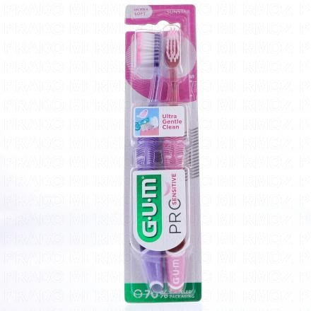 Pro Sensitive Brosse à dents ultra soft x2