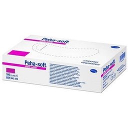 Gants en nitrile Peha-Soft jetables, taille blanche S 100pcs