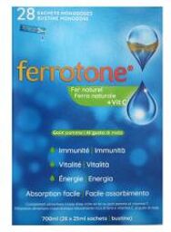 Fer Naturel + Vitamine C 28 Sachets - Boîte 28 sachets de 25 ml