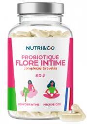 Probiotique Flore Intime Complexe Breveté 60 Gélules - Pot 60 gélules