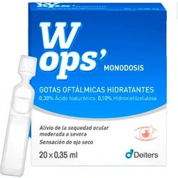 Wops gouttes Hydratantes Unidoses 20 u 0,3 %