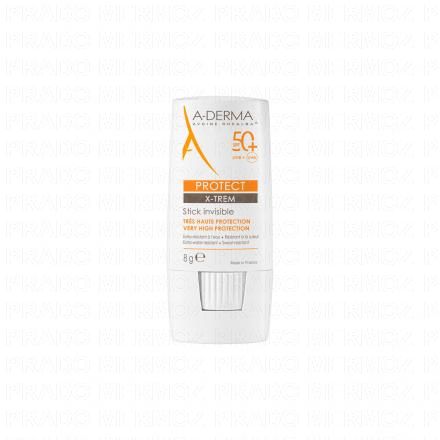 A-DERMA Protect - X-trem Stick invisible très haute protection SPF50+ 8g