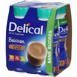 Delical Boisson HP HC Édulcorée Sans Sucres Café