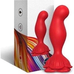 Rosa Vibrateur Plug Anal Télécommande Rouge 1ut