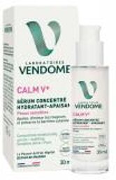 Calm V+ Sérum Concentré Hydratant Apaisant Peaux Sensibles 30 ml - Flacon-Pompe 30 ml