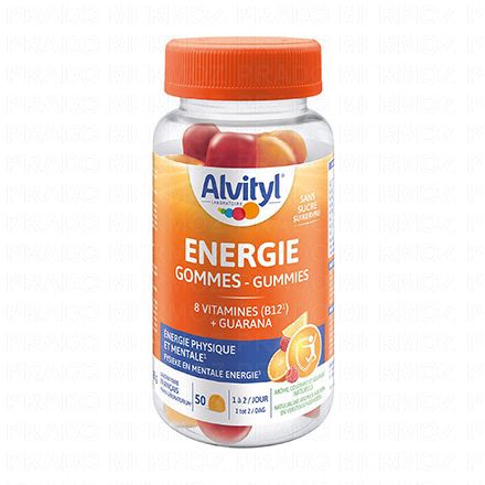Vitalité - Energie Goût orange citron framboise x50 gommes