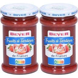 Beyer Fruits à Tartiner 96% de Fraises
