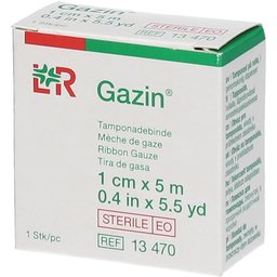 Gazin® Mèche de gaze 1 cm x 5 m