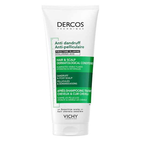 Dercos Après-shampooing démêlant traitant hydratant anti-pelliculaire 200ml