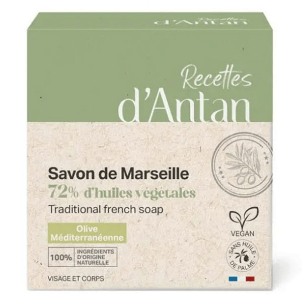 Recettes d'Antan savon de Marseille Olive méditerranéenne - pain 200g