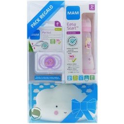 Pack Cadeau Biberon + Tétine + Lampe Nuage