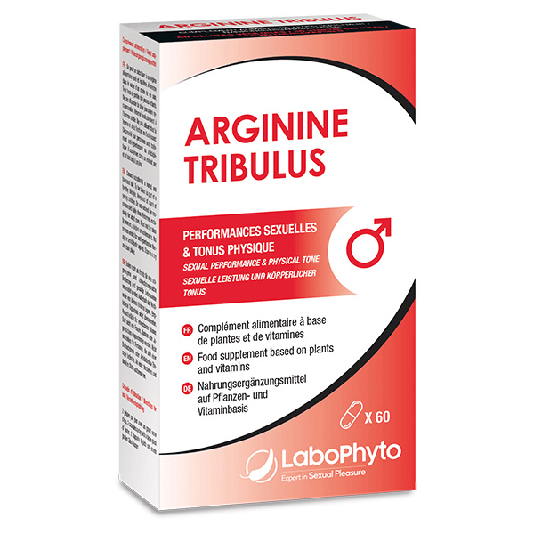ARGININE TRIBULUS - cure performance pour homme - 60 gélules