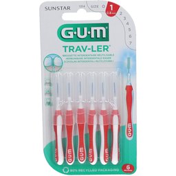 Bougie rouge Gum® Trav-Ler® 0,8 mm avec capuchon
