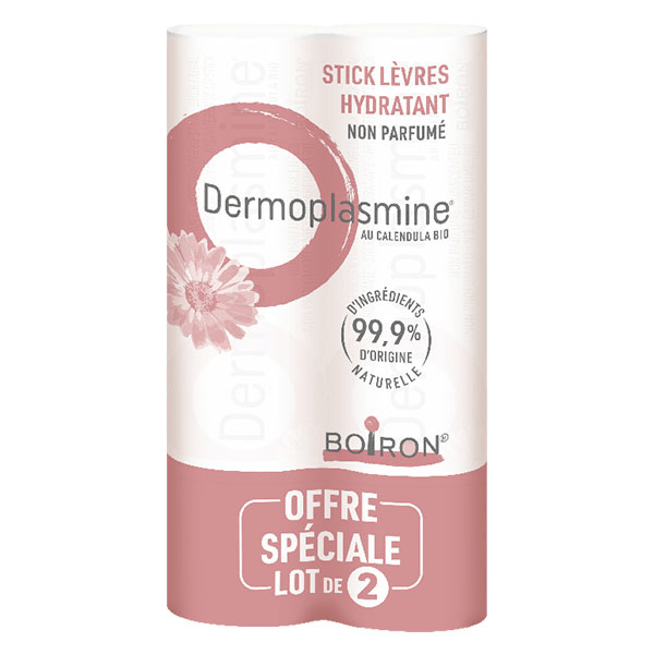 Dermoplasmine - Stick lèvres Lot de 2 x 4g