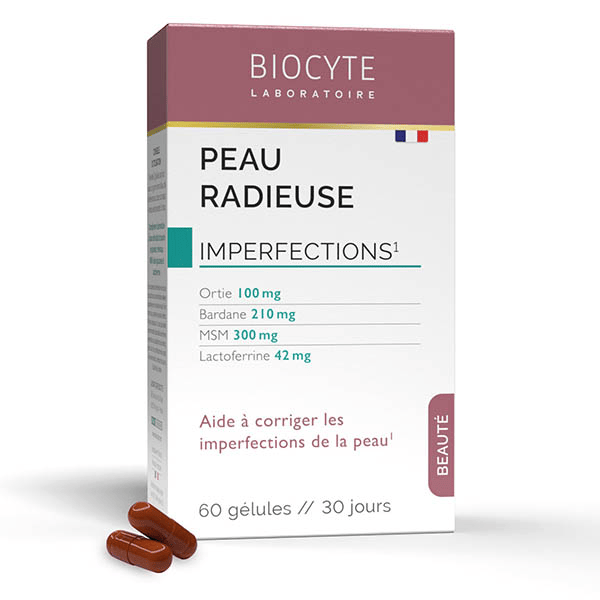 Peau Radieuse Imperfections, Souplesse Ortie, Bardane 60 gélules