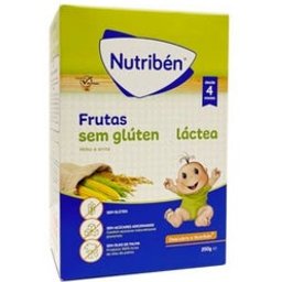 Nutriben Farinhas Frutas Sem Glúten Láctea 250g