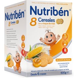 Nutribén™ 8 cereales con miel y galletas 600g