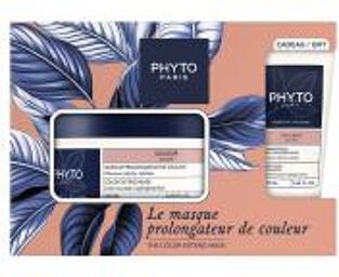 Couleur Masque Prolongateur de Couleur Cheveux Colorés 200 ml + Shampoing Anti-Dégorgement Cheveux Colorés 50 ml Offert - Lot