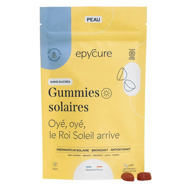 peau gummies solaire sans sucre