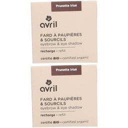 Avril Recharge Fard à Paupières & Sourcils - Prunette irisé