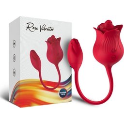 Rosa Vibromasseur Stimulateur Clitoris Tail 10 Modes Rouge 1ut